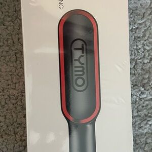 Tymo Black and Red Hair Straightening Brush